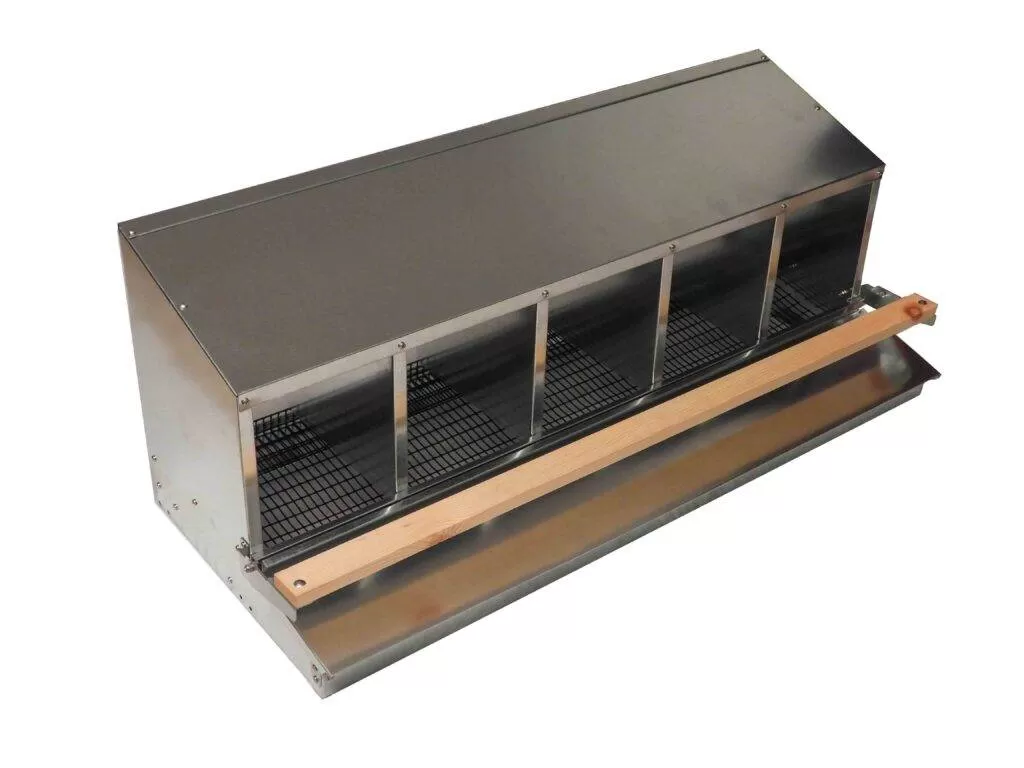 Rollaway chicken nest box hand-crafted in Ohio